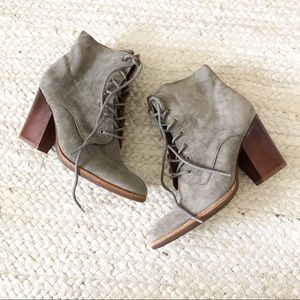 Kork Ease Suede Lace Up Boots